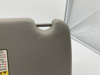 2004-2009 Cadillac SRX Passenger Sun Visor Gray Illuminated OEM B01B56039