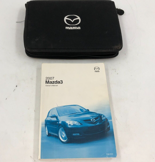 2007 Mazda 3 Owners Manual Set with Case OEM D03B58007