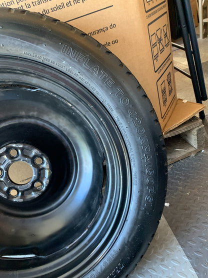 2009-2013 Subaru Forester 17" Spare Tire with Jack Kit Compact Donut T155/70D17