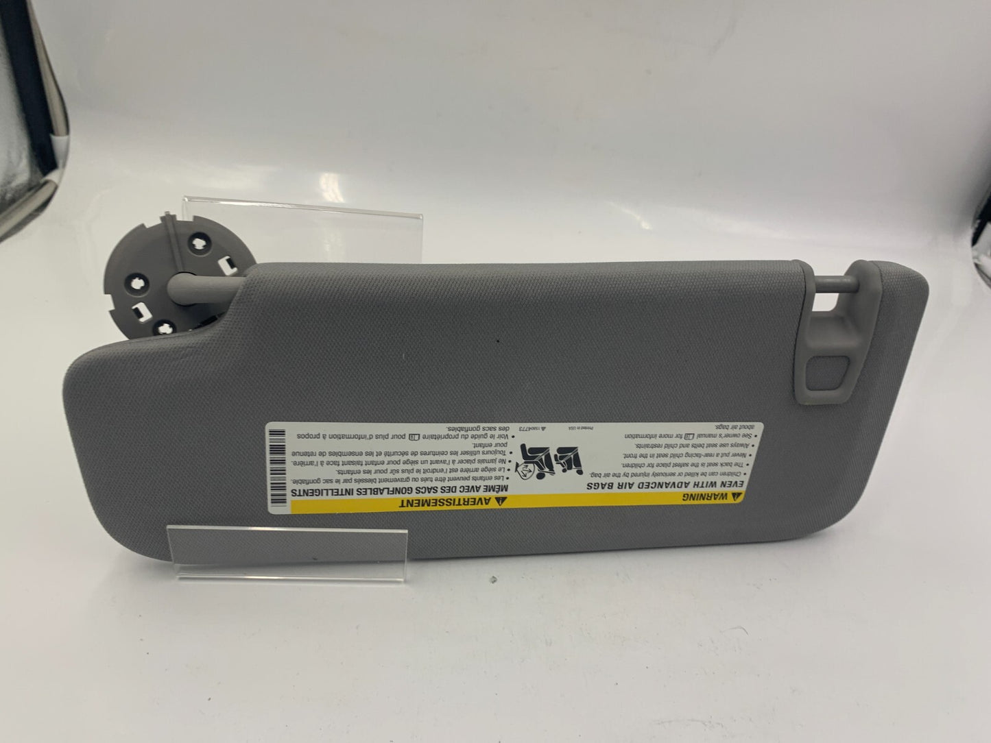 2016-2021 Chevrolet Malibu Passenger Sun Visor Gray OEM C01B37064