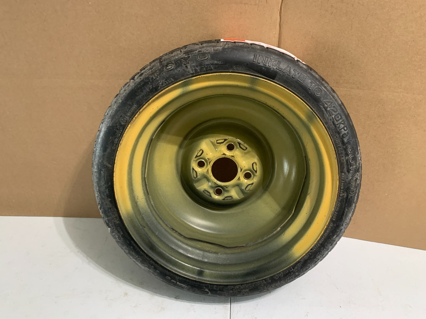 2011-2014 Mazda 2 Mazda2 14" Spare Tire Compact Donut T115/70D14