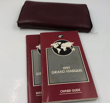 1997 Mercury Grand Marquis Owners Manual Handbook Set with Case OEM H01B41020