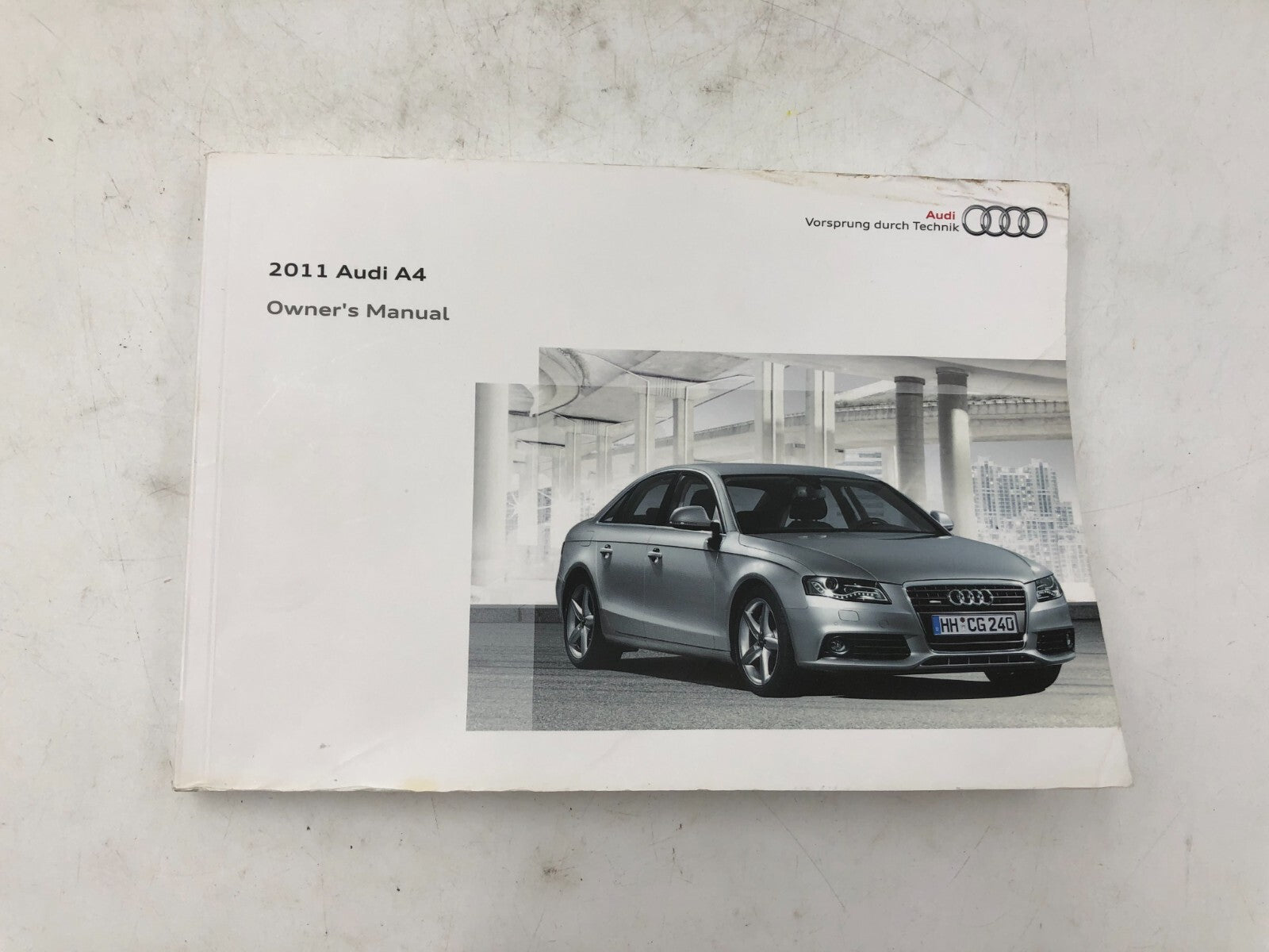 2011 Audi A4 Owners Manual Set OEM B02B36085