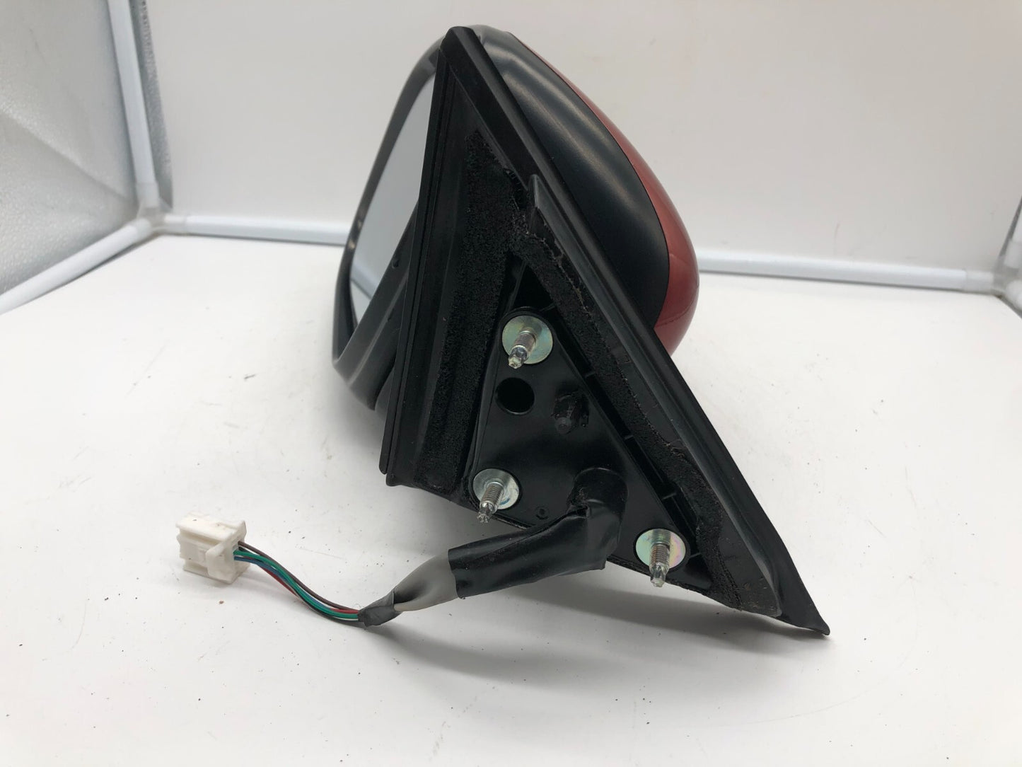 2016 Nissan Rogue Driver Side View Power Door Mirror Red OEM E03B16013