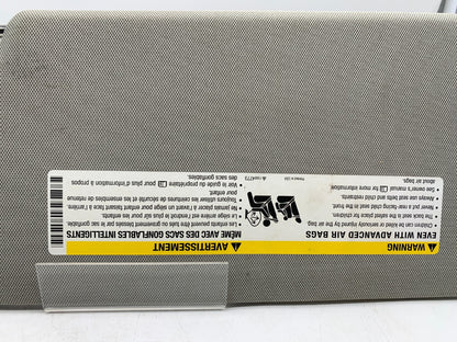2013-2018 Buick Encore Passenger Sun Visor Gray Illuminated OEM A02B51004