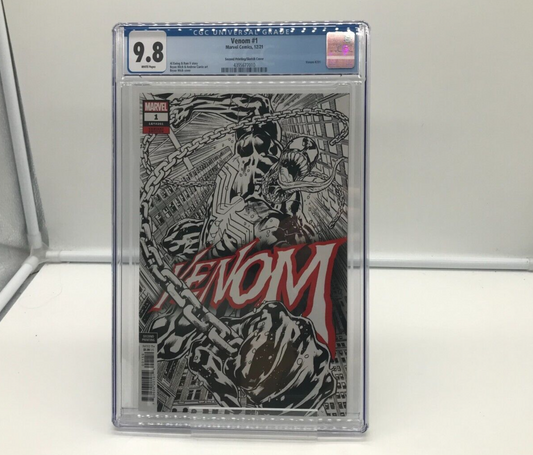 Venom #1 CGC 9.8 Bryan Hitch Second Printing Sketch Variant