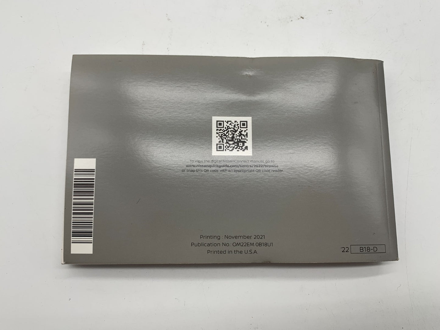 2022 Nissan Sentra Owners Manual Set with Case OEM C03B62013