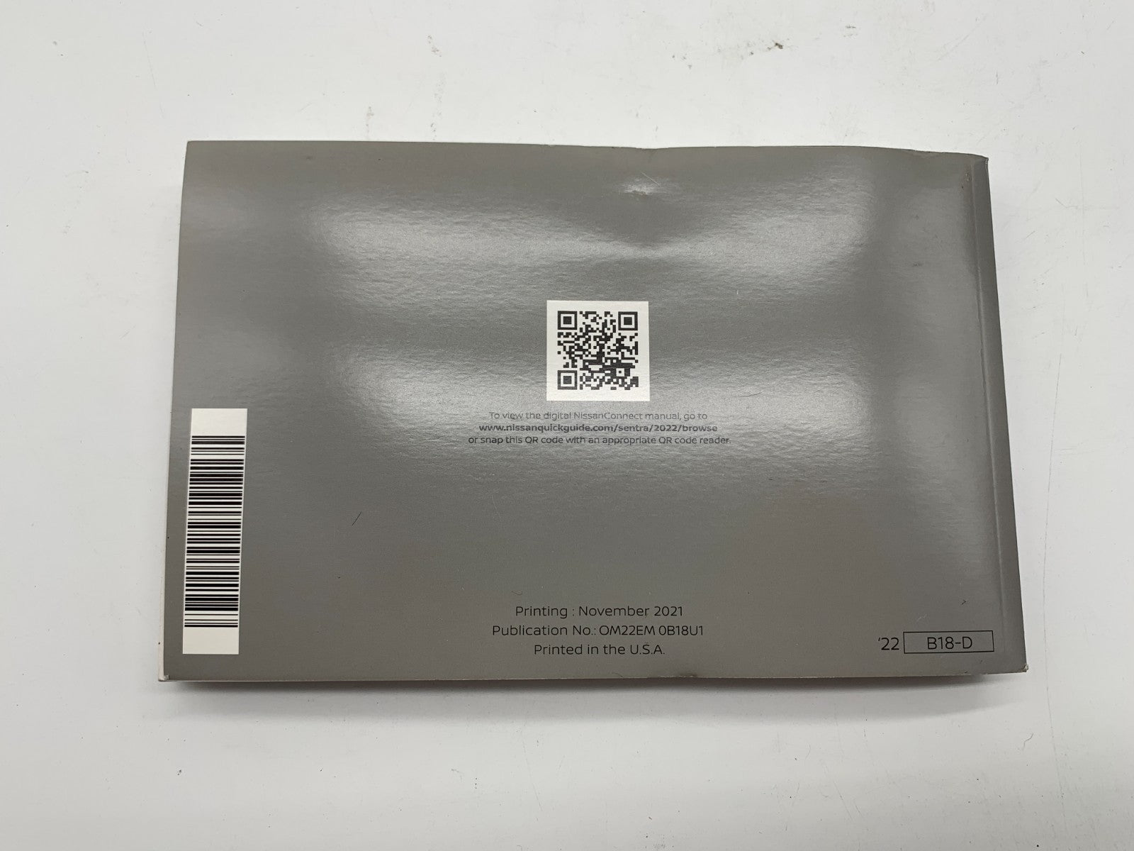 2022 Nissan Sentra Owners Manual Set with Case OEM C03B62013