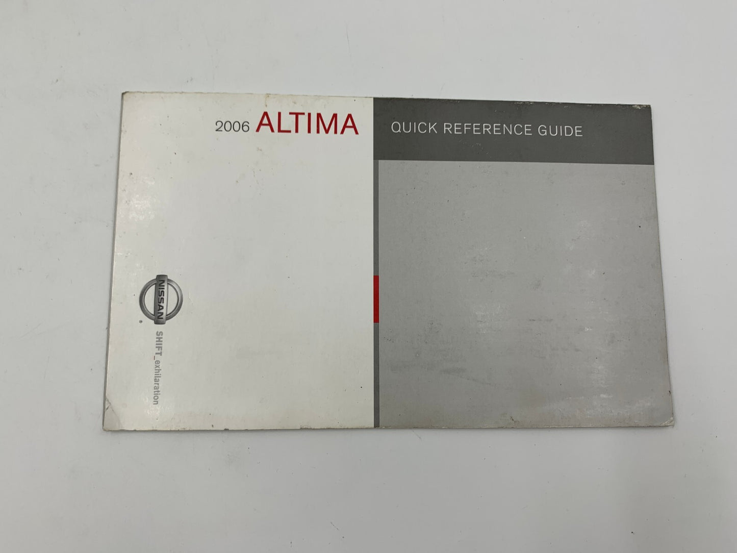 2006 Nissan Altima Owners Manual Set with Case OEM C02B40025