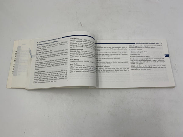 1997 RAM Pickup Owners Manual Handbook with Case OEM N02B25065