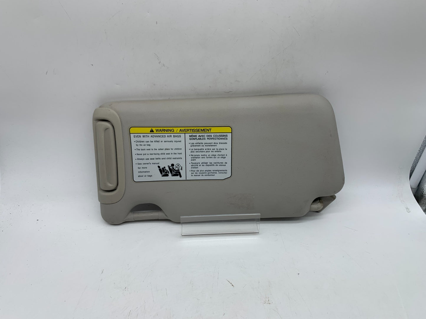 2013-2015 Nissan Versa Sedan Passenger Sun Visor Sunvisor Gray OEM D02B43009