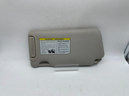 2013-2015 Nissan Versa Sedan Passenger Sun Visor Sunvisor Gray OEM D02B43009