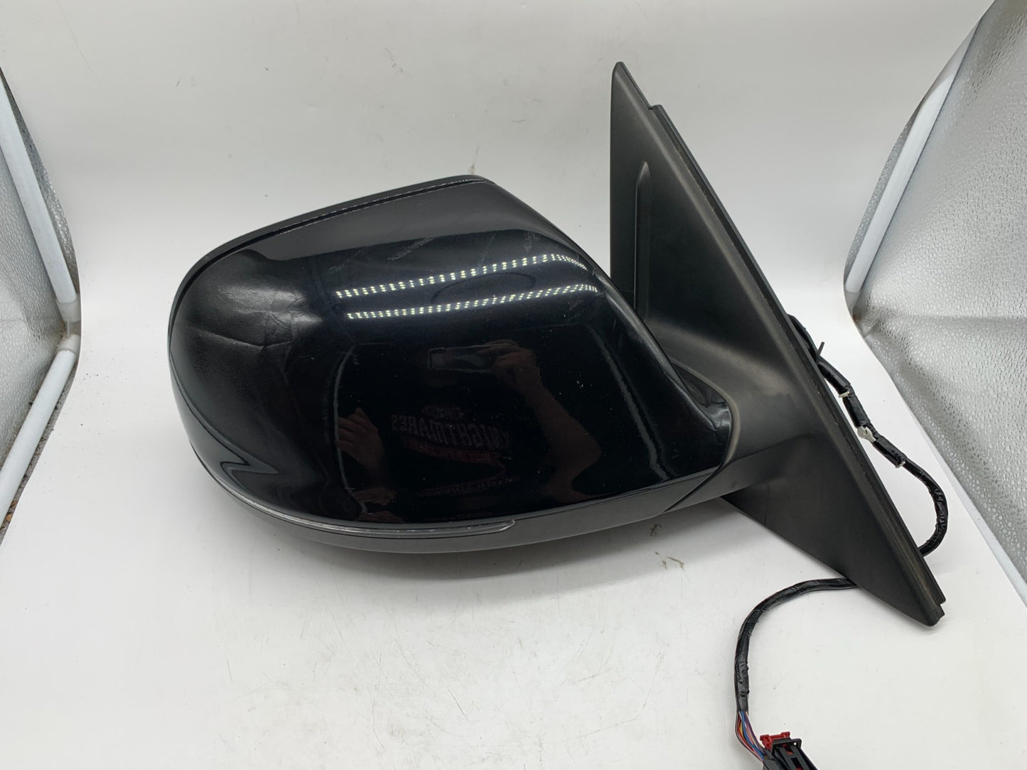 2009-2014 Audi Q5 Passenger Side View Power Door Mirror Black OEM C02B06006