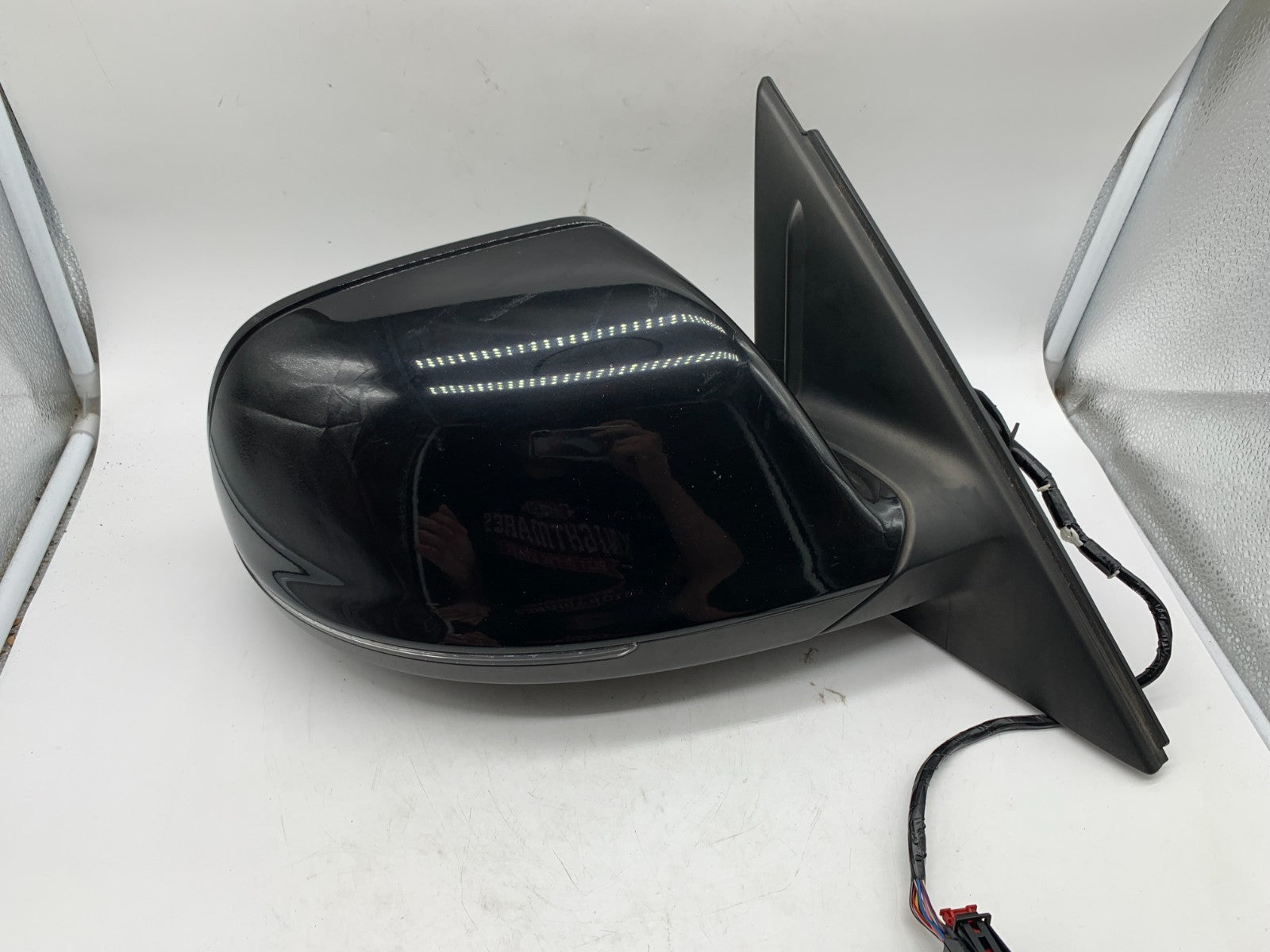 2009-2014 Audi Q5 Passenger Side View Power Door Mirror Black OEM C02B06006