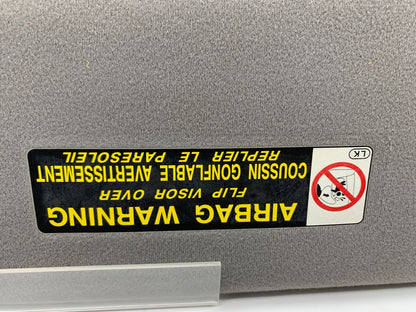 2004 Lexus ES330 Passenger Sun Visor Gray Illuminated OEM C02B28002