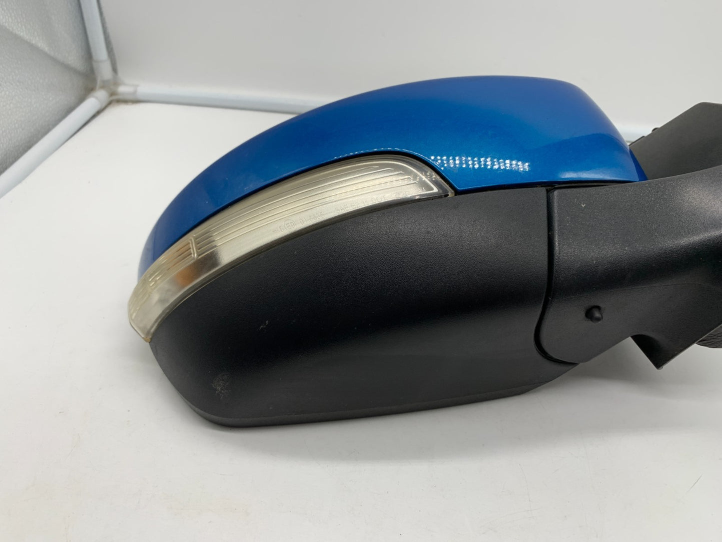 2012-2014 Ford Focus Passenger Side View Power Door Mirror Blue Candy OEM