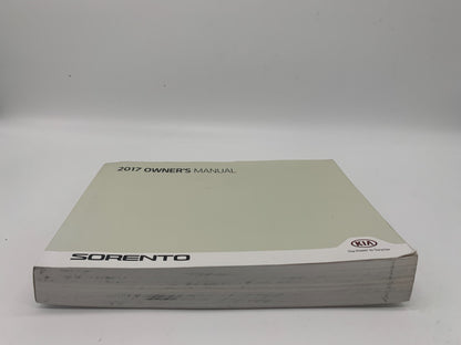 2017 Kia Sorento Owners Manual Set with Case OEM R01B05026