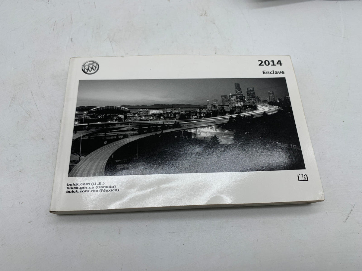 2014 Buick Enclave Owners Manual Set with Case OEM R01B34006