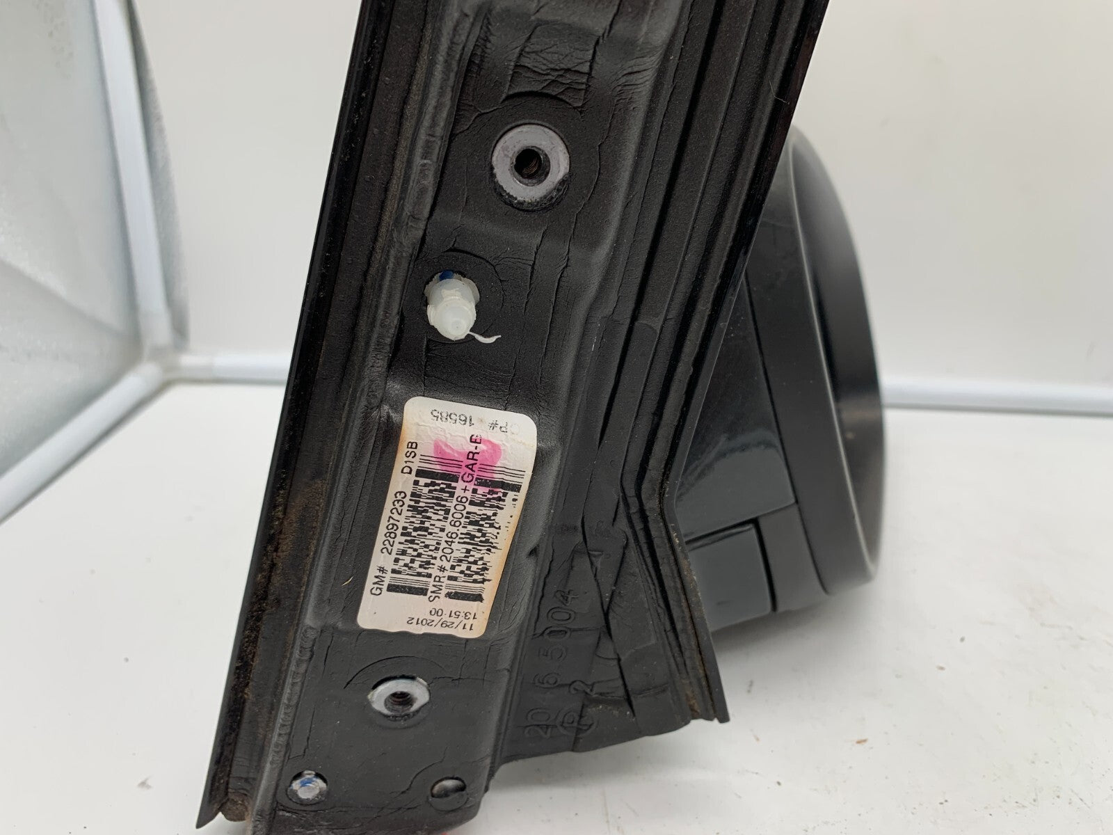 2013-2017 Nissan Verano Passenger Side Power Door Mirror Black BSA OEM D04B10037