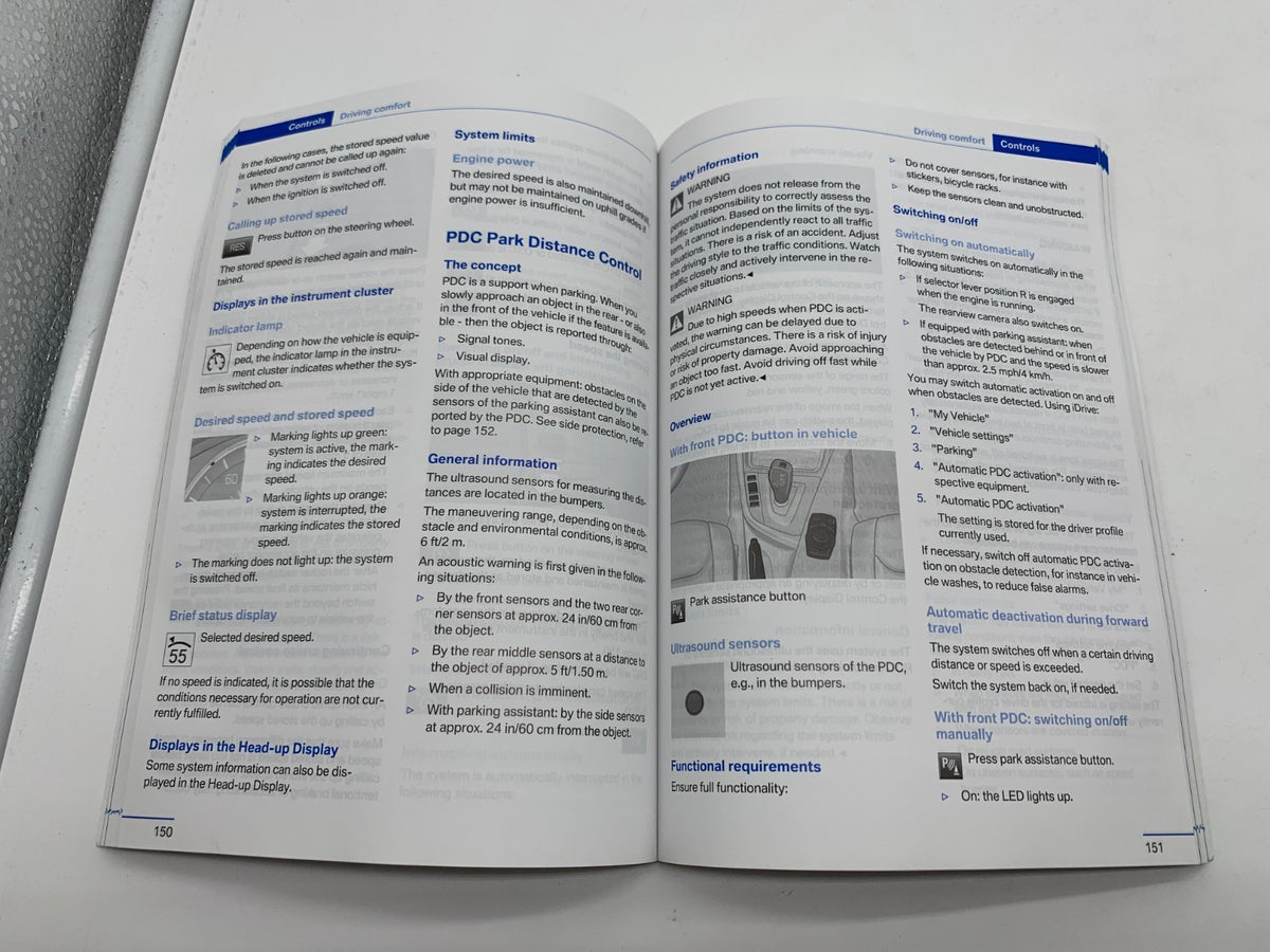 2017 BMW 3 Series Owners Manual Set with Case OEM R01B04008