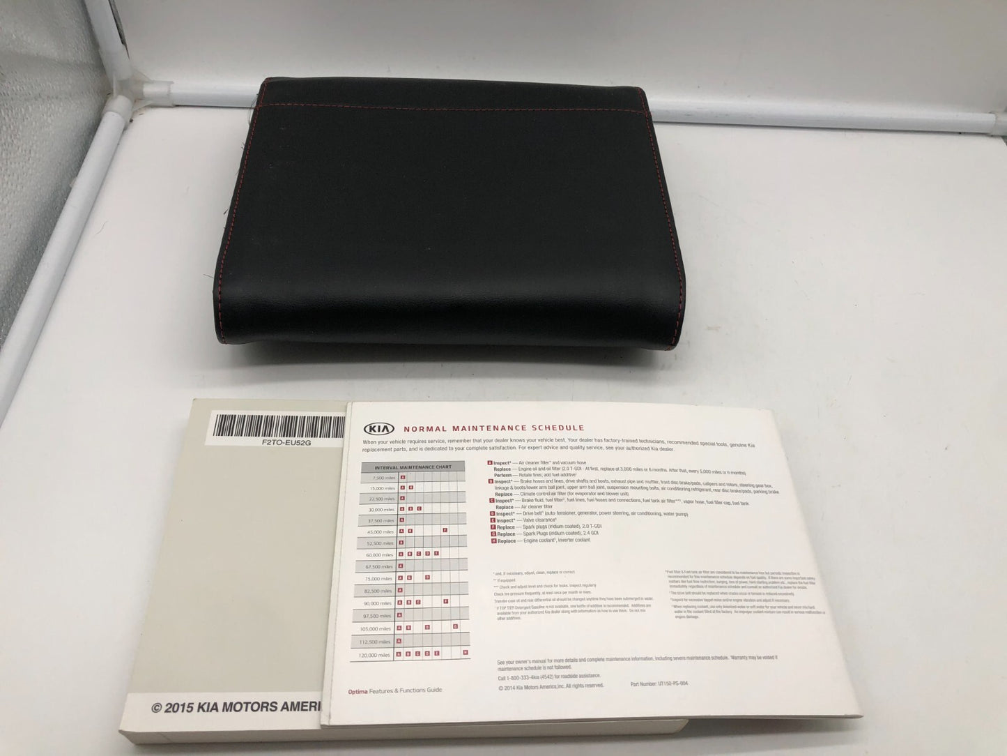 2018 Kia Optima Owners Manual Set with Case OEM A01B13021