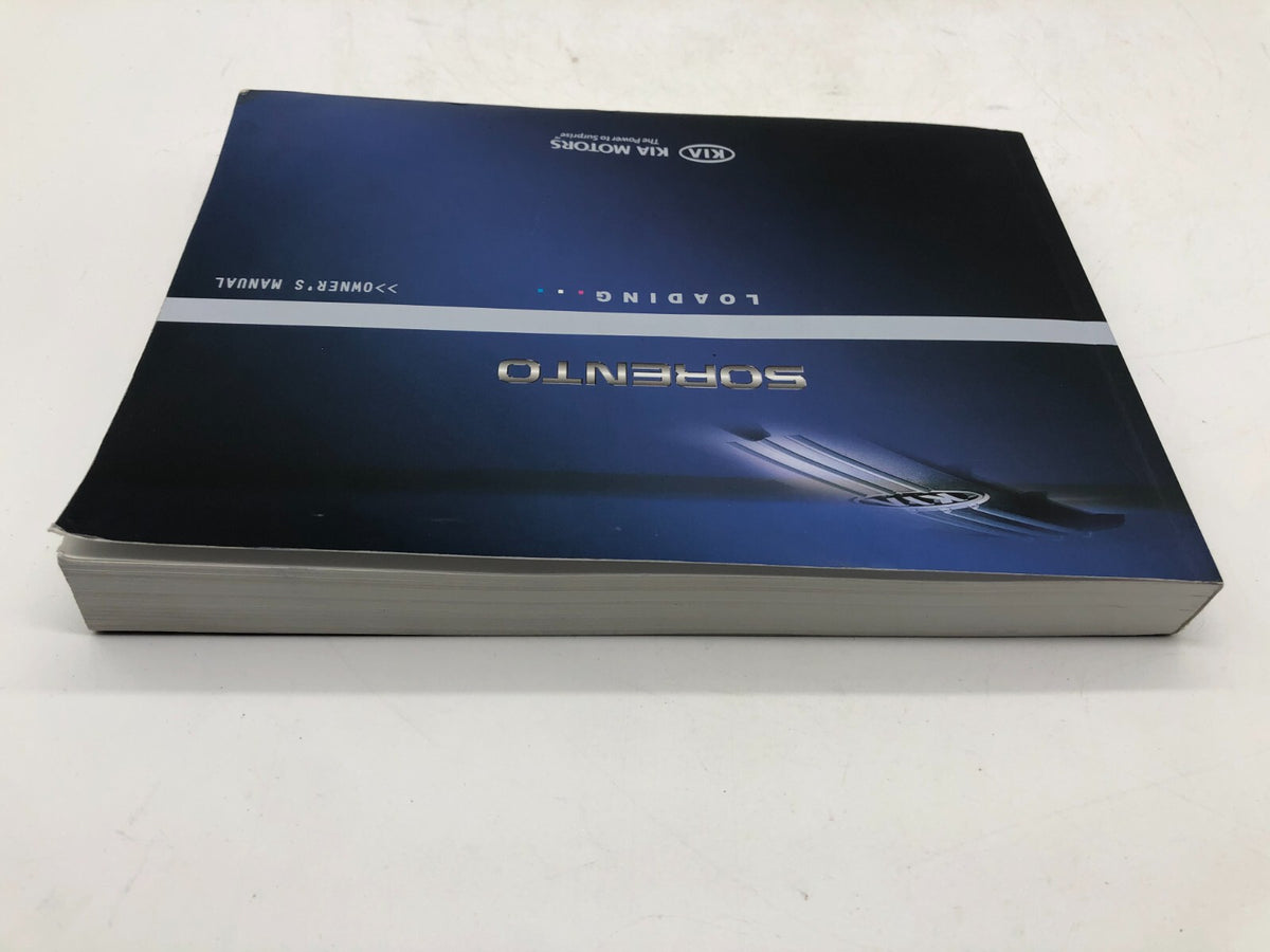 2010 Kia Sorento Owners Manual with Case OEM D02B29006