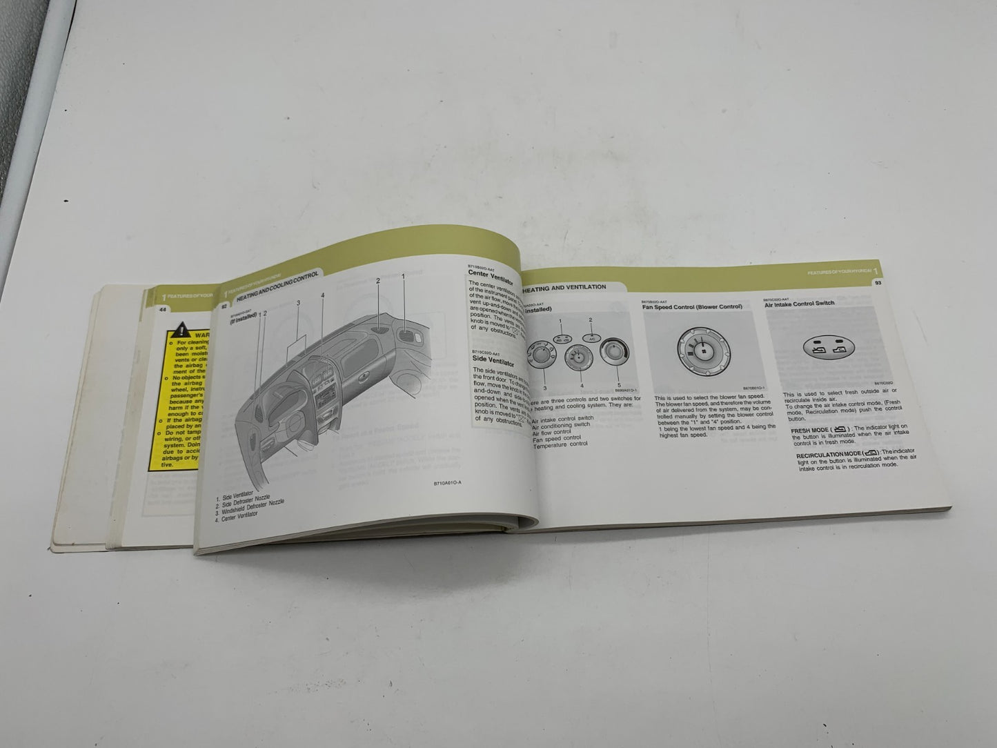 2005 Hyundai Santa Fe Owners Manual OEM E04B10052