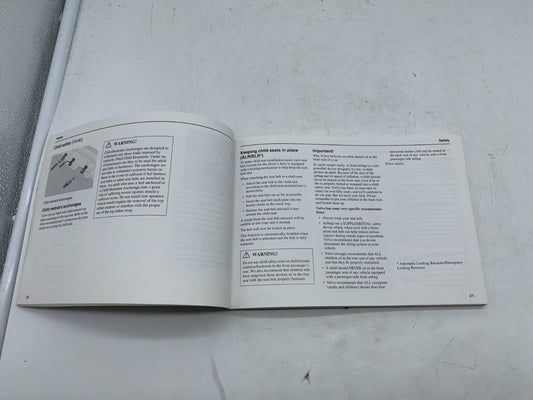 2003 Volvo S60 S60R Owners Manual OEM A04B01004