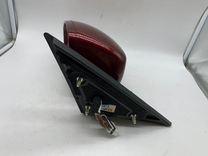 2009-2012 Hyundai Genesis Sedan Driver Side View Power Door Mirror Red C02B01009