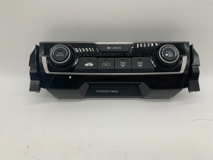 2017-2021 Honda Civic Climate Control AC Heater Temperature 79600TBAA332M1