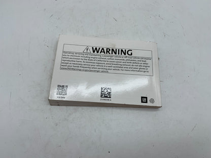 2019 Chevrolet Colorado Owners Manual OEM B03B51018