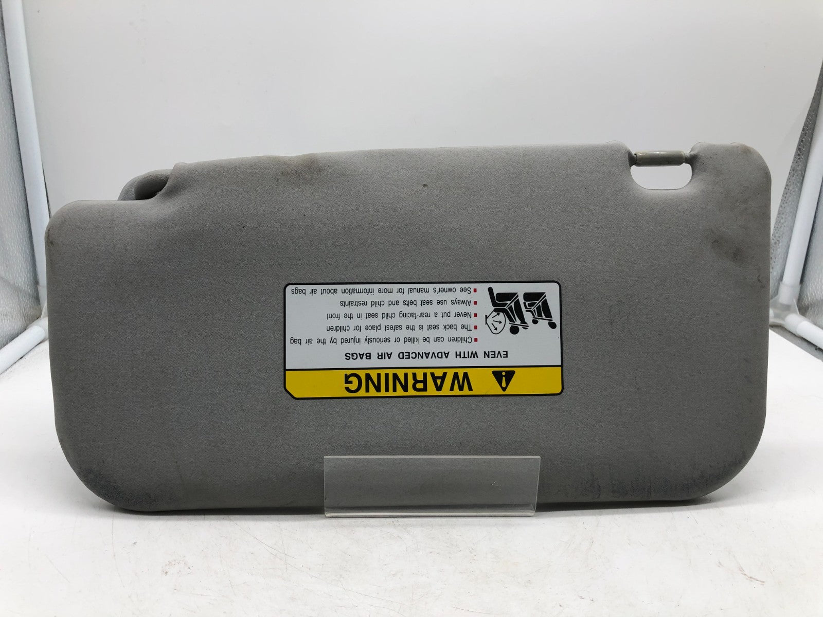 2007-2017 Mitsubishi Lancer Passenger Sun Visor Gray OEM A02B12004