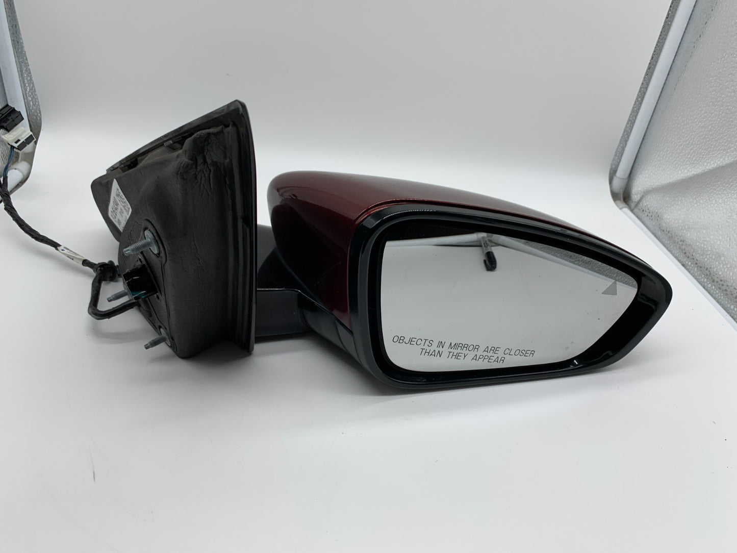2015-2017 Chrysler 200 Passenger Side View Power Door Mirror Red OEM C03B03002