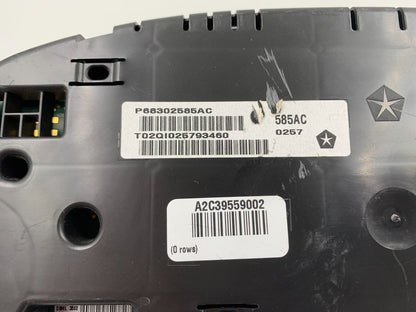 2017 Dodge Ram 2500 Speedometer Instrument Cluster 24400 Miles OEM C03B70001