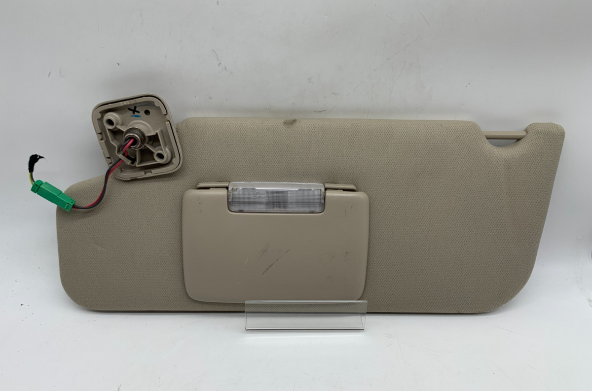 2010-2011 Ford Taurus Driver Sun Visor Gray Illuminated OEM D02B43010