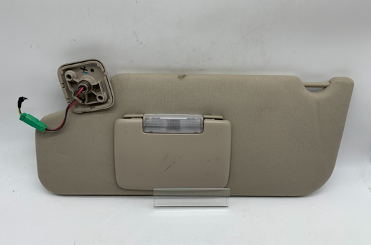 2010-2011 Ford Taurus Driver Sun Visor Gray Illuminated OEM D02B43010