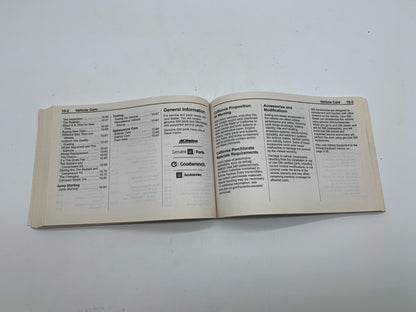 2011 Chevrolet Cruze Owners Manual OEM A01B36040