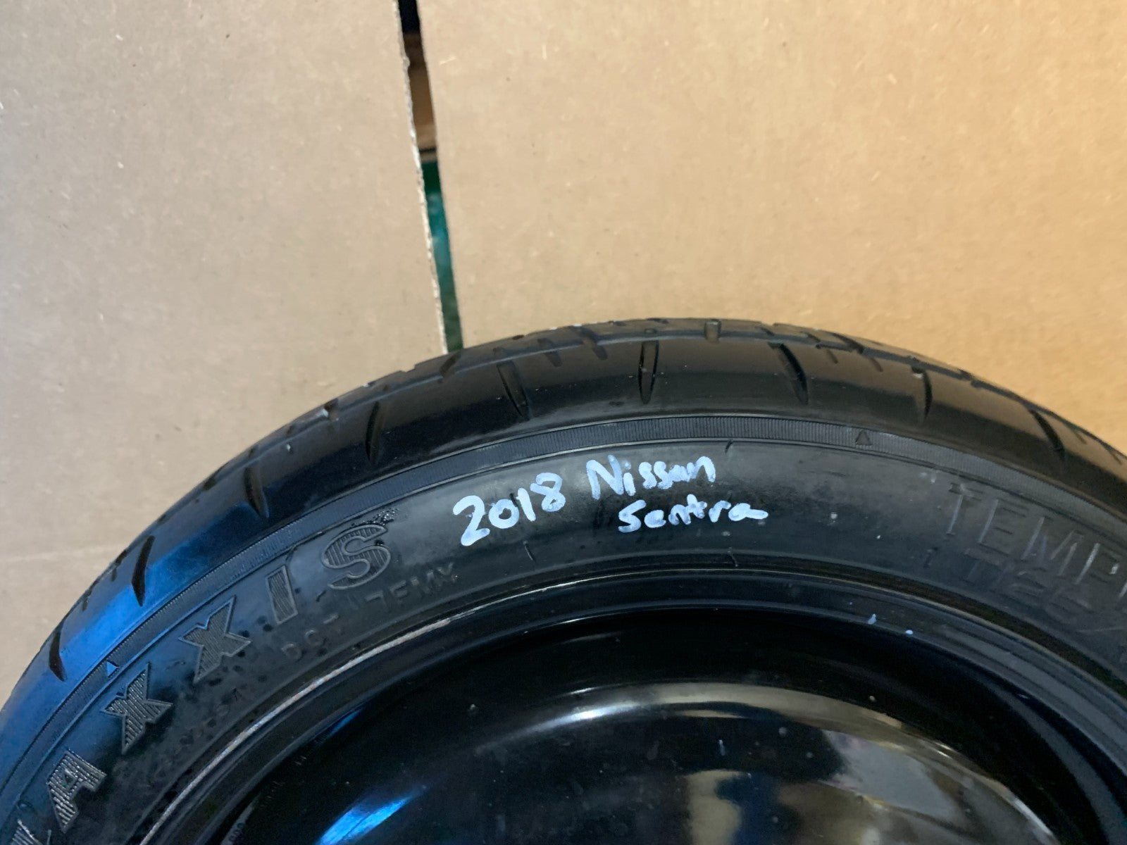 2015-2019 Nissan Sentra 16" Spare Tire Wheel Compact Donut T125/70D16 96M Maxxis