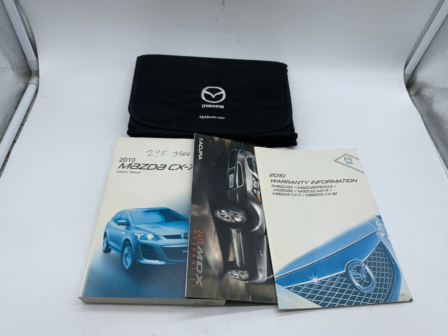 2010 Mazda CX-7 CX7 Owners Manual Set with Case OEM D02B09044