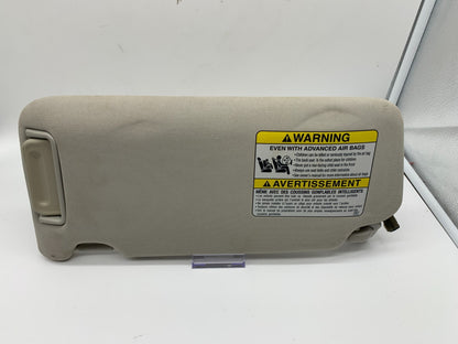 2010-2014 Subaru Legacy Passenger Sun Visor Gray Illuminated OEM A03B35004
