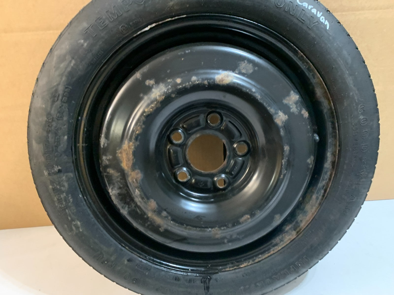 2012-2020 Dodge Grand Caravan 17" Spare Tire Compact Donut T145/80D17 Spare