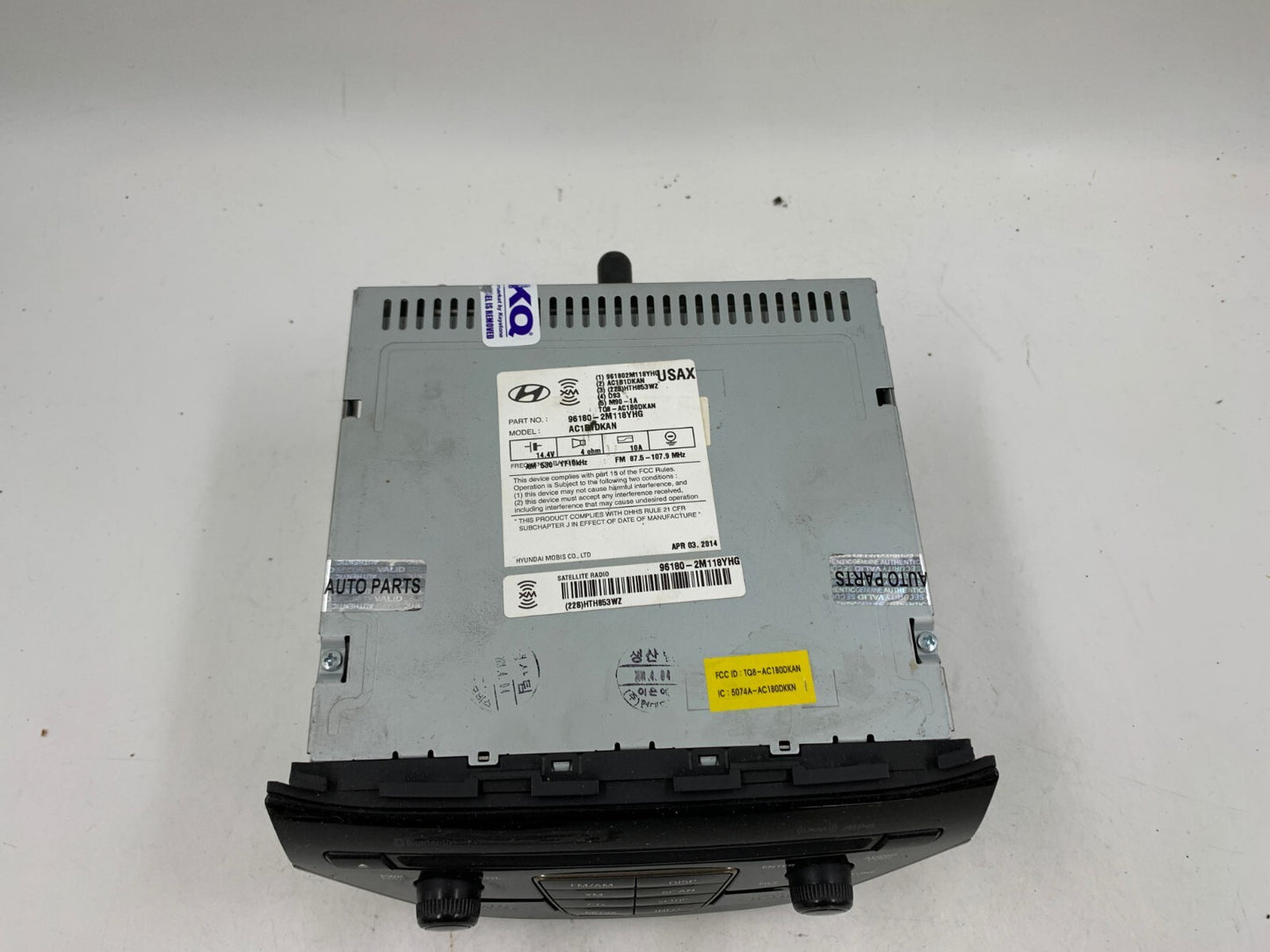 2014-2015 Hyundai Genesis AM FM Radio CD Player Receiver OEM C03B20007