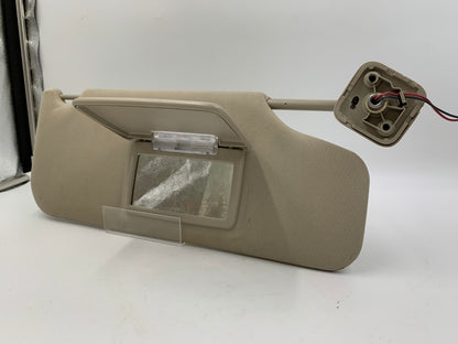 2010-2011 Ford Taurus Passenger Sun Visor Gray Illumination OEM C04B47004