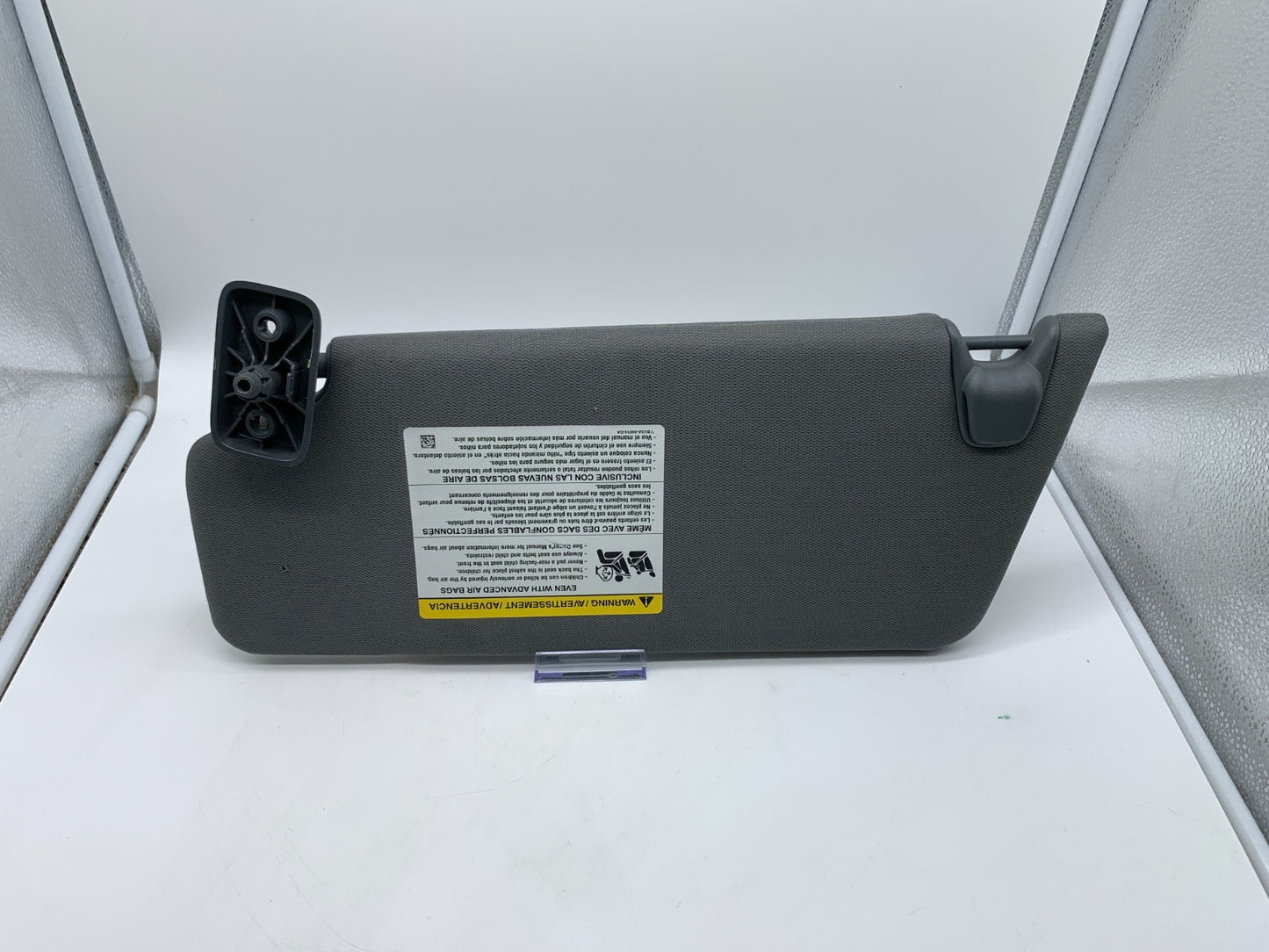 2011-2014 Ford F150 Passenger Sun Visor Sunvisor Gray OEM C03B32005