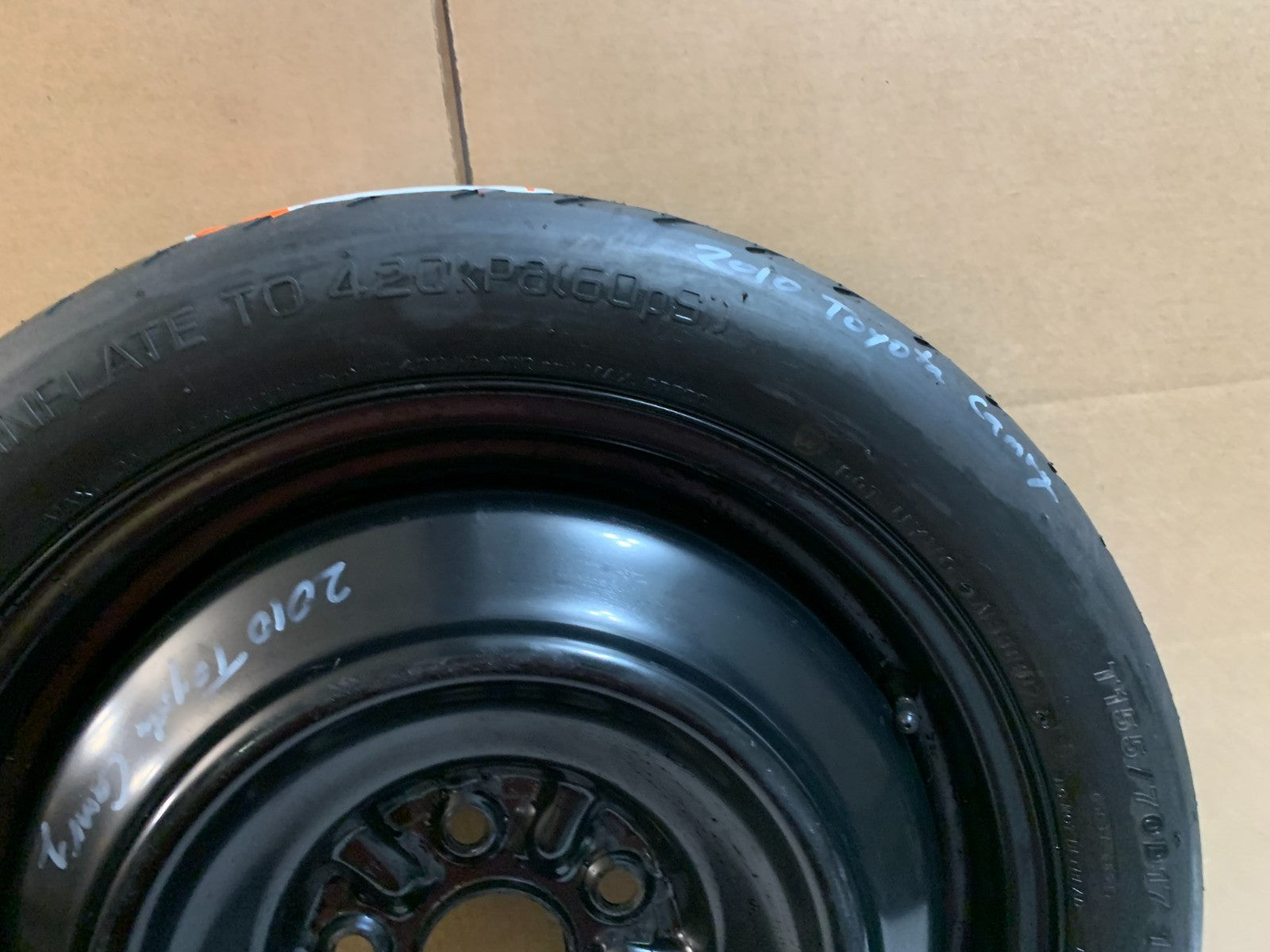 2007-2017 Toyota Camry 17" Spare Tire Compact Donut Wheel OEM T155/70D15