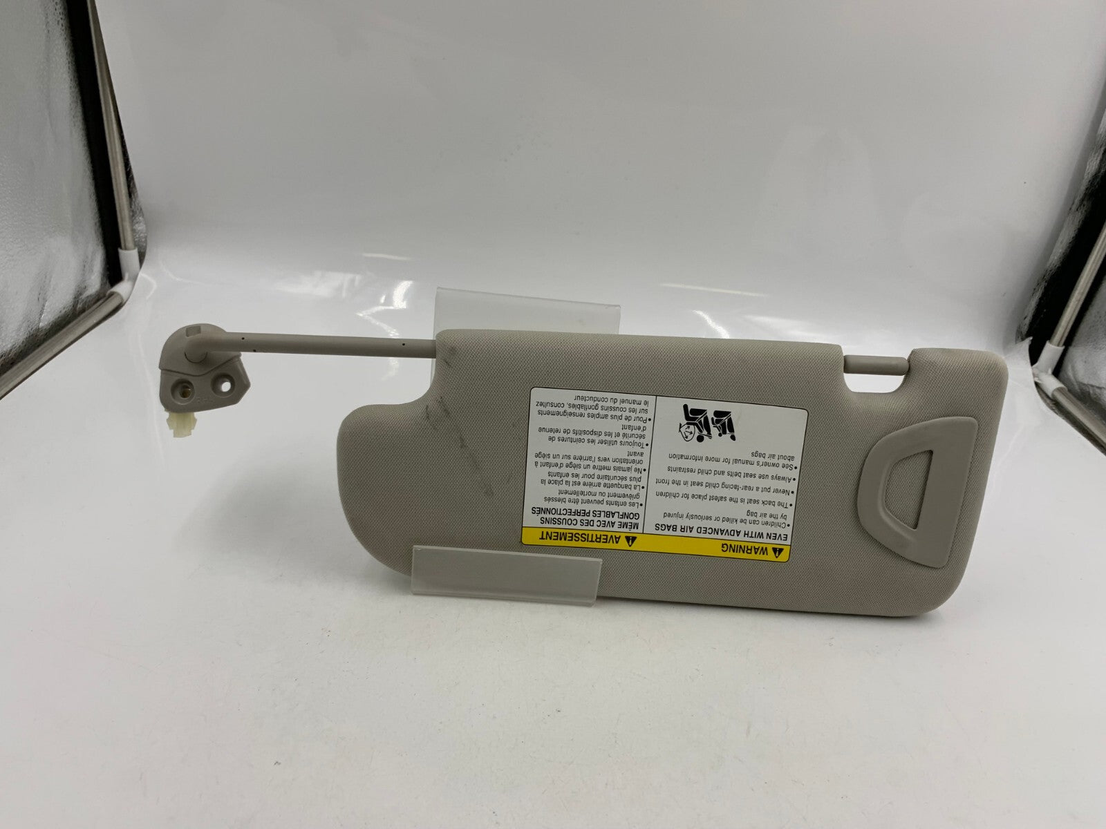 2014-2022 Infiniti Q50 Passenger Sun Visor Gray Illuminated OEM A01B48038