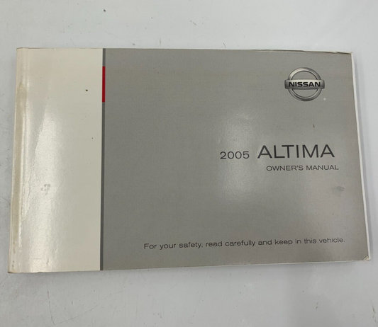 2005 Nissan Altima Owners Manual OEM C04B32029