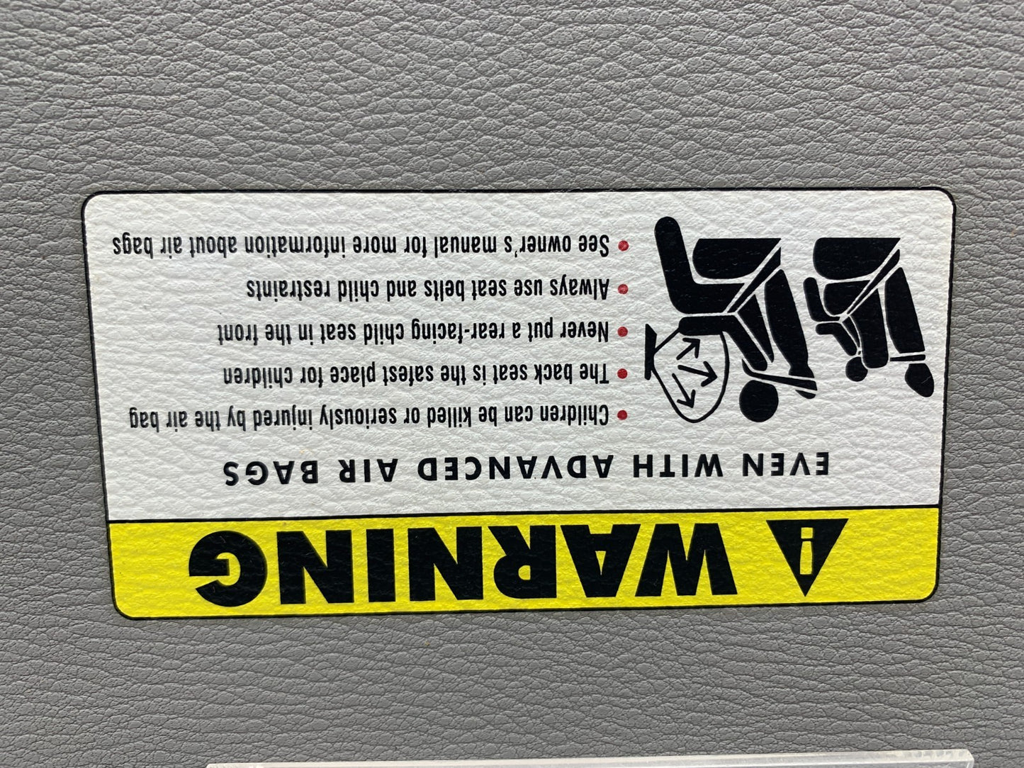 2007-2010 BMW X3 Passenger Sun Visor Sunvisor Gray Illuminated OEM A01B54004