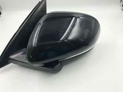 2010-2012 Jaguar XJ Driver Side View Power Door Mirror Black BSA OEM A03B09073