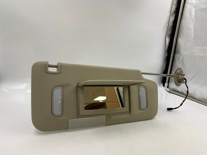 2013-2017 Cadillac XTS Passenger Sun Visor Tan Illuminated OEM E01B36001